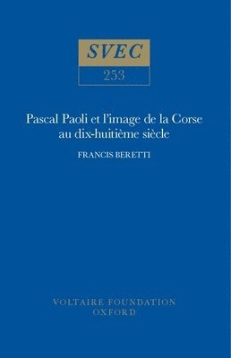 bokomslag Pascal Paoli et l'image de la Corse au dix-huitime sicle