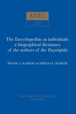 bokomslag The Encyclopedists as Individuals