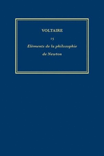 Voltaire, Robert L. Walters, Barber - Complete Works of Voltaire 15, Inbunden
