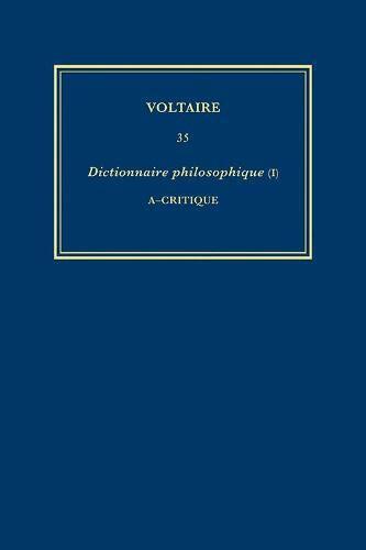 Voltaire, Christiane Mervaud - Œuvres complètes de Voltaire (Complete Works of Voltaire) 35, Inbunden