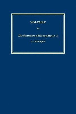 uvres compltes de Voltaire (Complete Works of Voltaire) 35 1