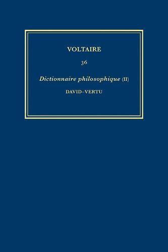 Voltaire, Christiane Mervaud - Œuvres complètes de Voltaire (Complete Works of Voltaire) 36, Inbunden