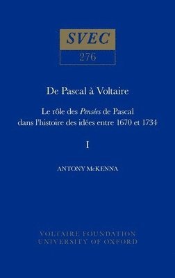 Antony McKenna - De Pascal à Voltaire, Inbunden