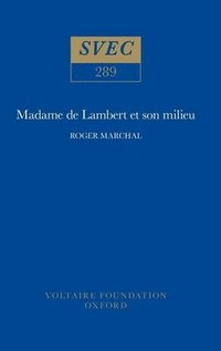 bokomslag Madame de Lambert et Son Milieu