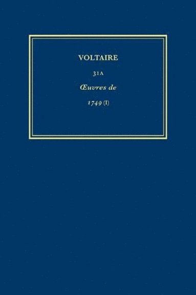 bokomslag Complete Works of Voltaire 31A