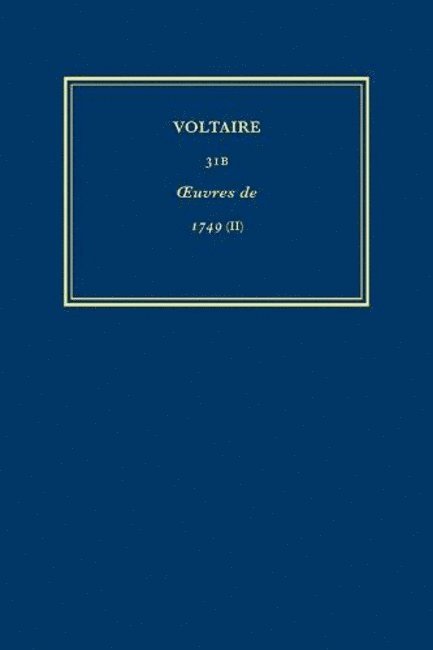 Complete Works of Voltaire 31B 1