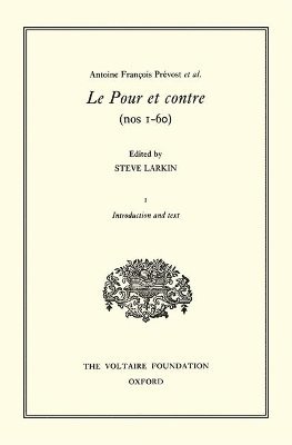 Antoine Franois Prvost et al., Le Pour et contre (nos 1-60) 1