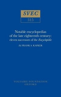 bokomslag Notable encyclopedias of the late eighteenth century