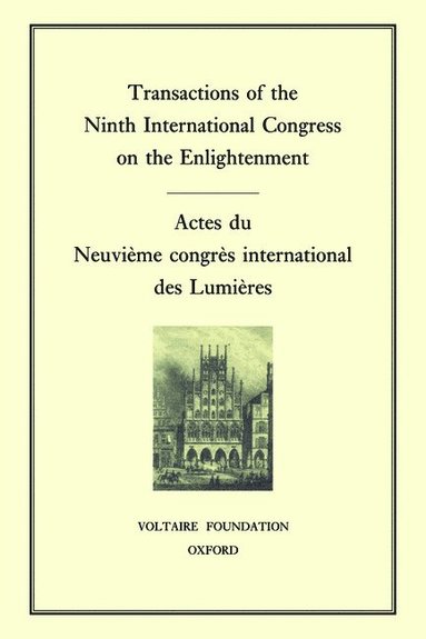 bokomslag Transactions of the Ninth international congress on the Enlightenment