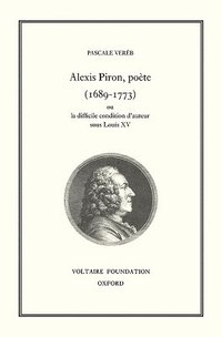 bokomslag Alexis Piron, Poete (1689-1773)