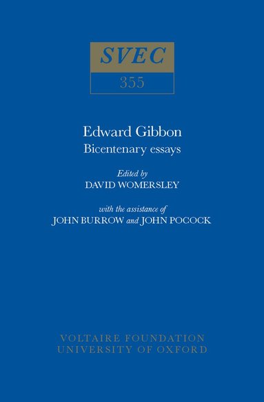 David Womersley - Edward Gibbon, Inbunden