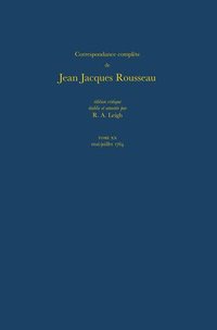 bokomslag Correspondance complte de Rousseau 20
