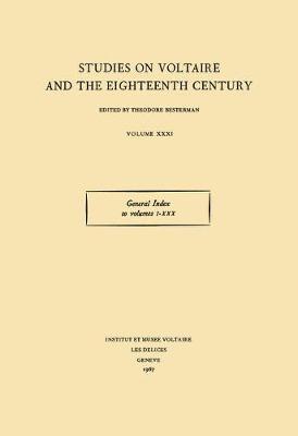 Theodore Besterman, Gabriel Robert - General Index to volumes I-XXX, Inbunden