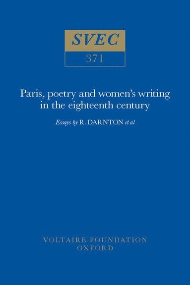 bokomslag Paris, poetry and womens writing in the eighteenth century