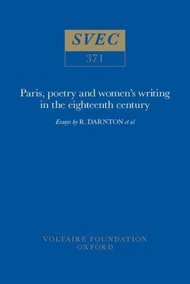 Paris, poetry and womens writing in the eighteenth century 1