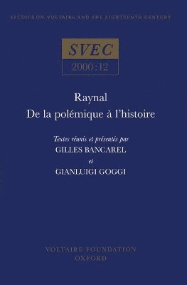 bokomslag Raynal, de la polmique  l'histoire