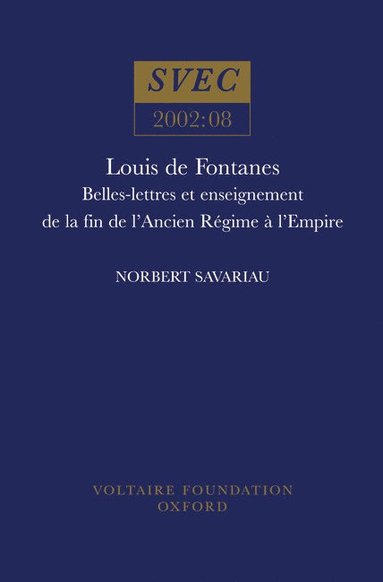 bokomslag Louis de Fontanes
