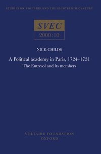 bokomslag Political Academy in Paris, 1724 - 1731