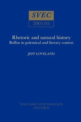 Jeff Loveland - Rhetoric and Natural History, Häftad