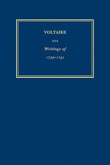 bokomslag Complete Works of Voltaire 20A