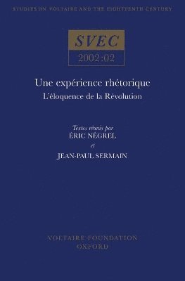 Une exprience rhtorique 1