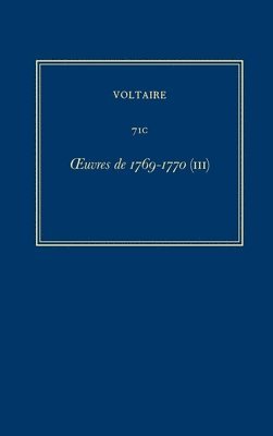 uvres compltes de Voltaire (Complete Works of Voltaire) 71C 1