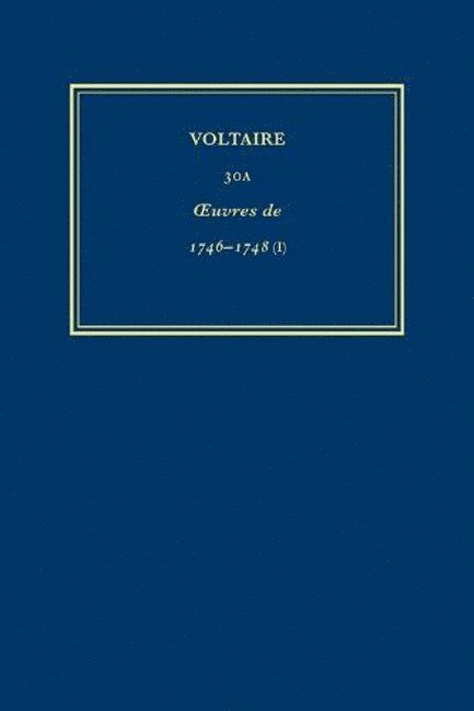 Complete Works of Voltaire 30A 1