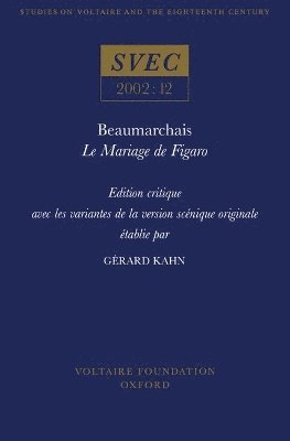 Gérard Kahn - Le Mariage de Figaro, Häftad
