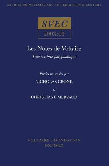 bokomslag Notes de Voltaire
