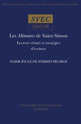 bokomslag Les Mmoires De Saint-Simon