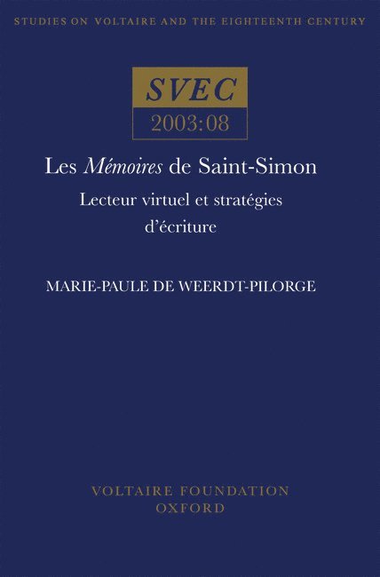 Marie-Paule de Weerdt-Pilorge - Les Mémoires De Saint-Simon, Häftad