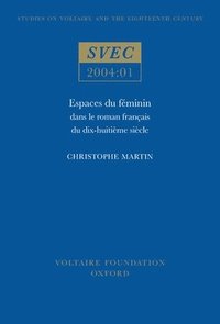 bokomslag Espaces du fminin dans le roman franais du dix-huitime sicle