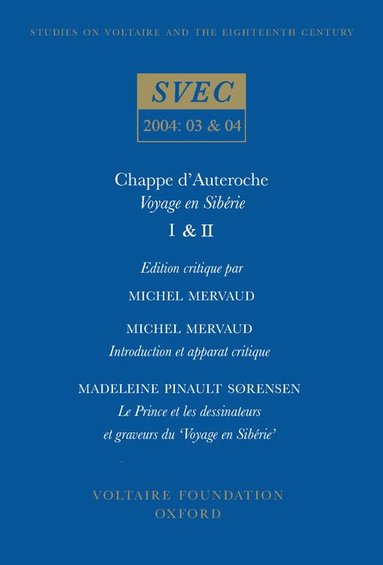 Michel Mervaud - Chappe d’Auteroche, Häftad