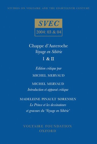 bokomslag Chappe d'Auteroche