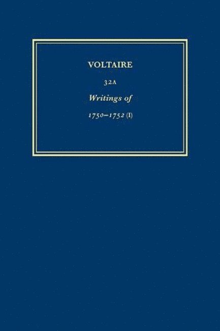 Complete Works of Voltaire 32A 1