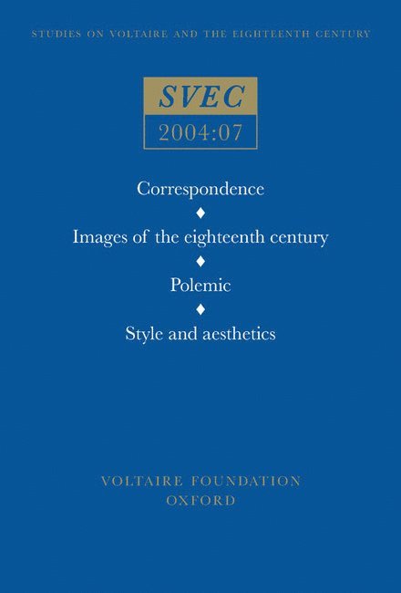 Correspondence; Images of the eighteenth century; Polemic, Style and aesthetics