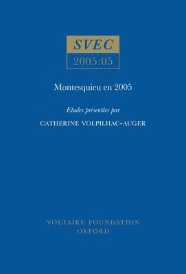 bokomslag Montesquieu en 2005