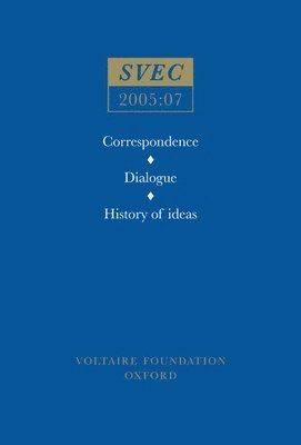 bokomslag Correspondence; Dialogue; History of ideas