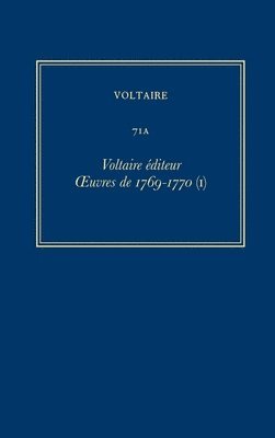 uvres compltes de Voltaire (Complete Works of Voltaire) 71A 1