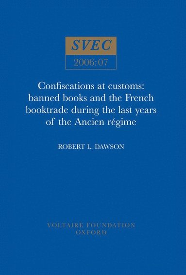 bokomslag Confiscations at Customs