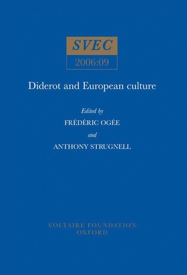 bokomslag Diderot and European Culture