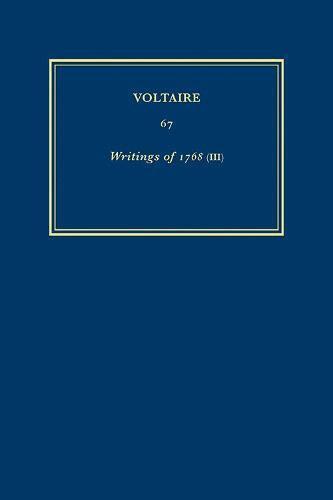 Voltaire, Simon Davies, John Renwick, Basil Guy, Christopher Todd - Œuvres complètes de Voltaire (Complete Works of Voltaire) 67, Inbunden