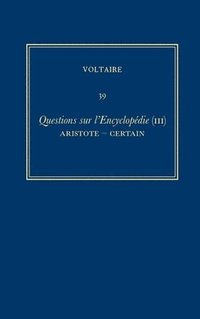 bokomslag uvres compltes de Voltaire (Complete Works of Voltaire) 39