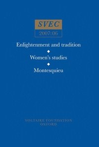 bokomslag Enlightenment and tradition; Women's studies; Montesquieu
