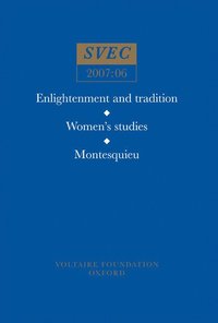 bokomslag Enlightenment and tradition; Women's studies; Montesquieu