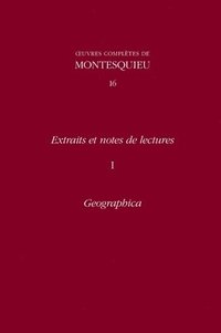 bokomslag Extraits Et Notes De Lectures I