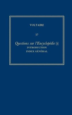 bokomslag uvres compltes de Voltaire (Complete Works of Voltaire) 37