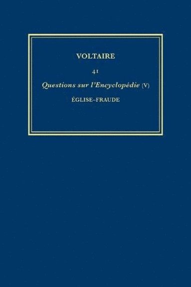bokomslag Complete Works of Voltaire 41