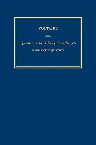 Voltaire, Nicholas Cronk, Christiane Mervaud - Œuvres complètes de Voltaire (Complete Works of Voltaire) 42A, Inbunden