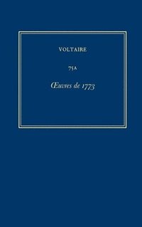 bokomslag uvres compltes de Voltaire (Complete Works of Voltaire) 75A